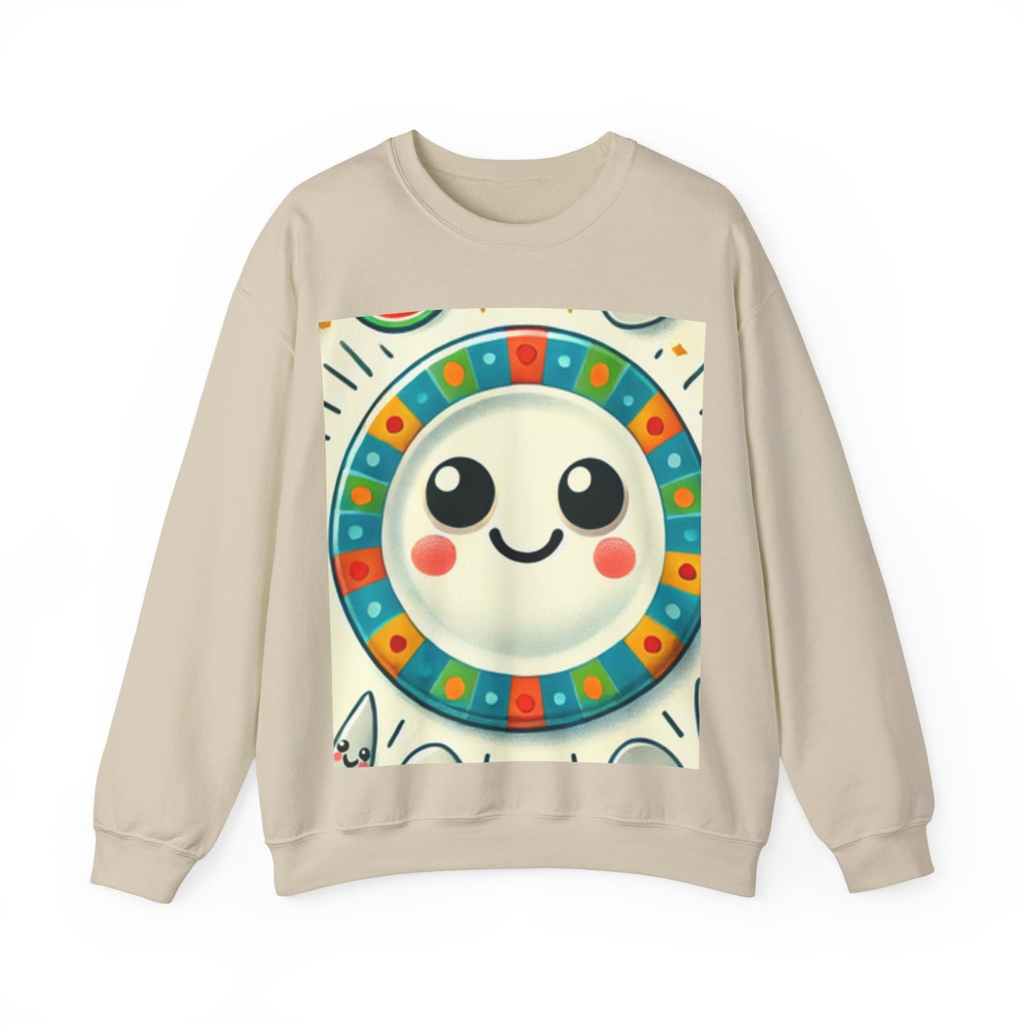 Happy Little Kitchen Club Kawaii Food Lover Crew Sweatshirt Gift Art