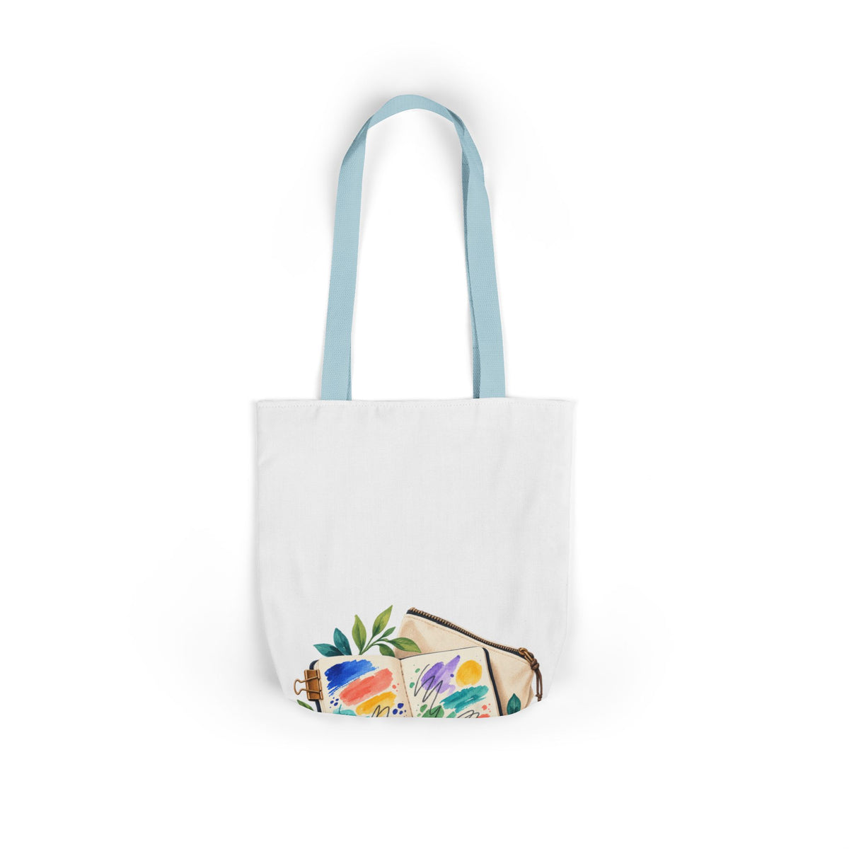 Colorful Urban Sketching Travel Kit Tote Bag