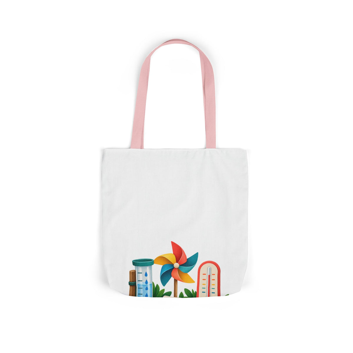 Colorful Backyard Weather Watching Kit Tote Bag