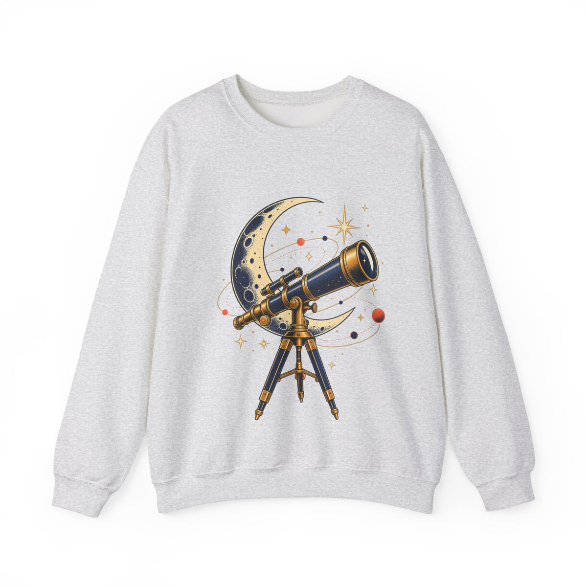 Vintage Telescope Celestial Astronomy Sweatshirt