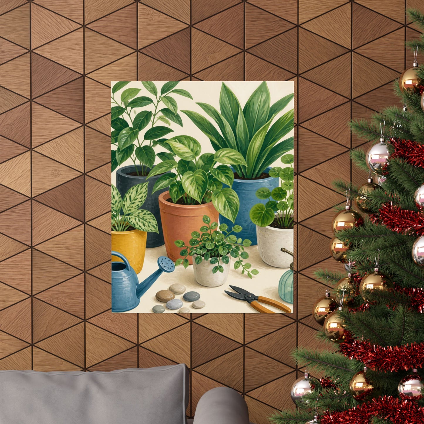 Calm Indoor Houseplant Collection Art Poster