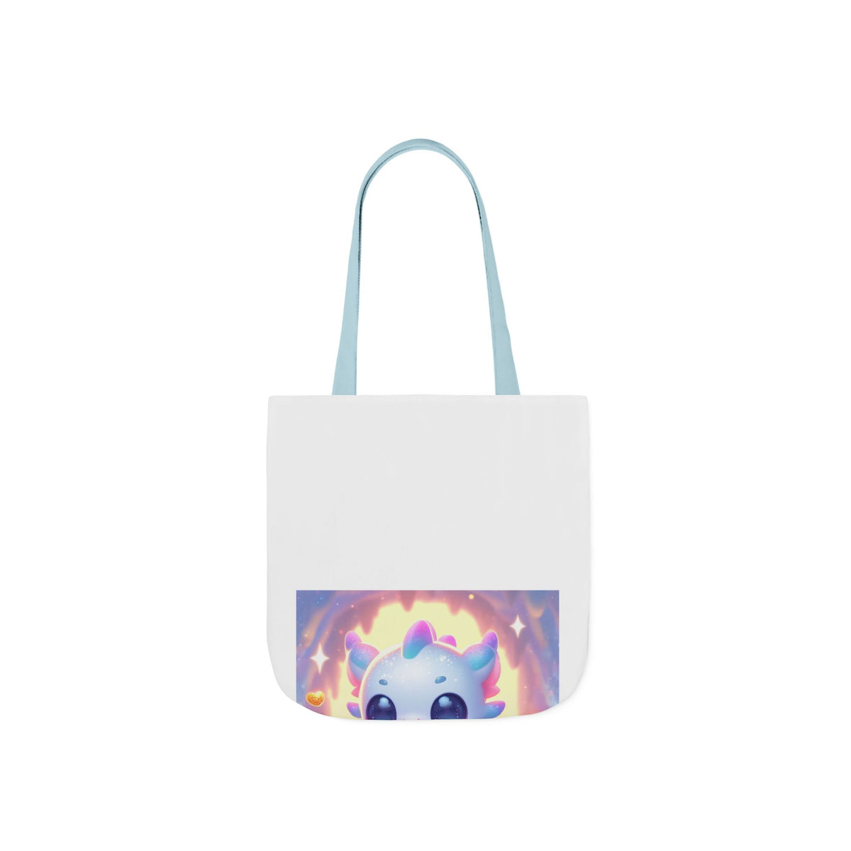 Pastel Treasure Dragon Kawaii Fantasy Canvas Tote Bag