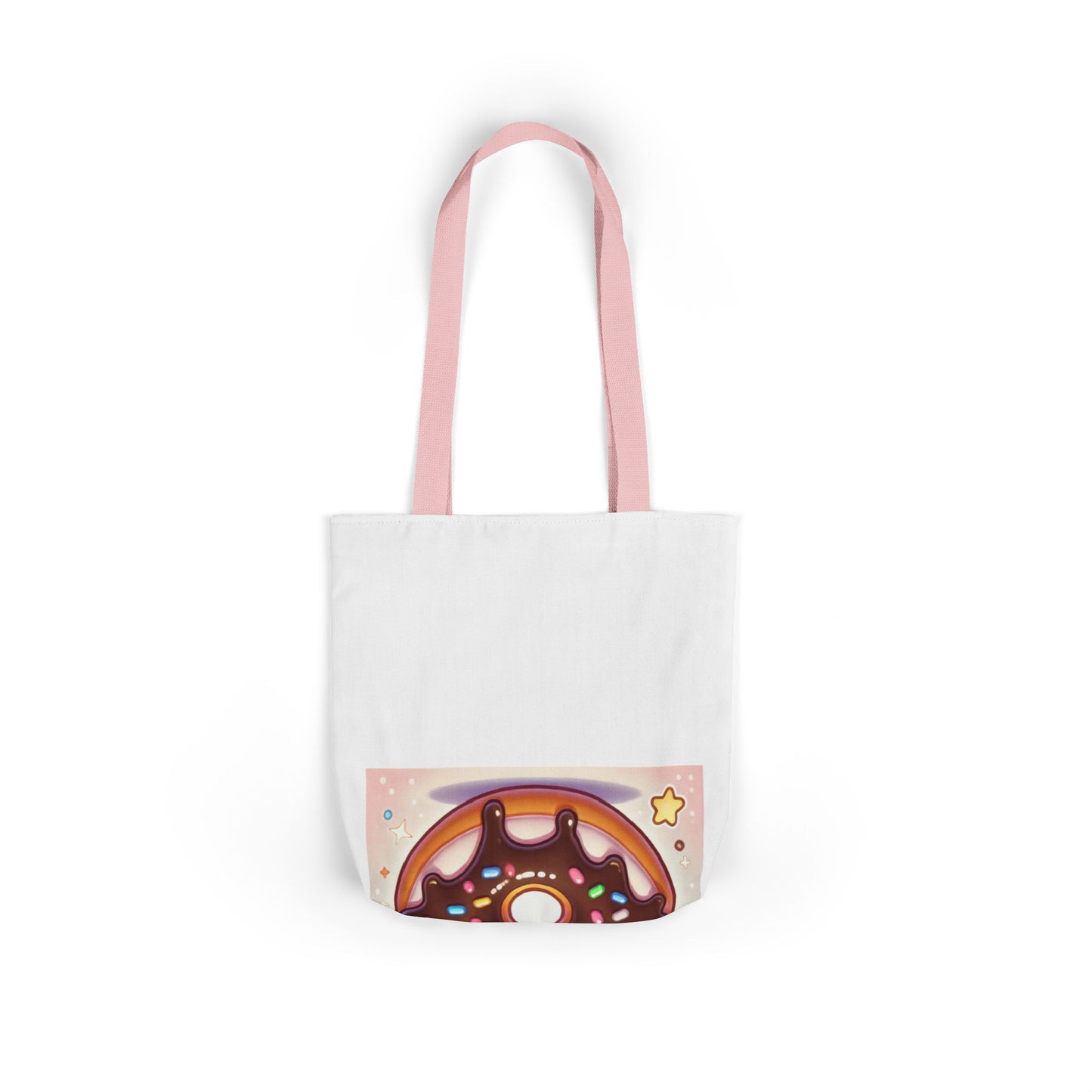 Kawaii Chocolate Donut Cute Dessert Art Tote Bag