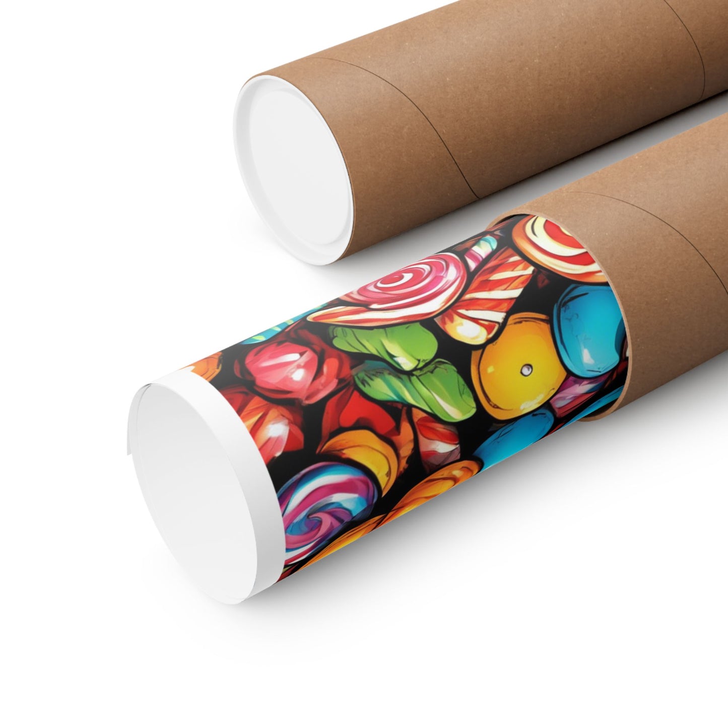 Colorful Candy Pattern Sweets Gift Art Poster