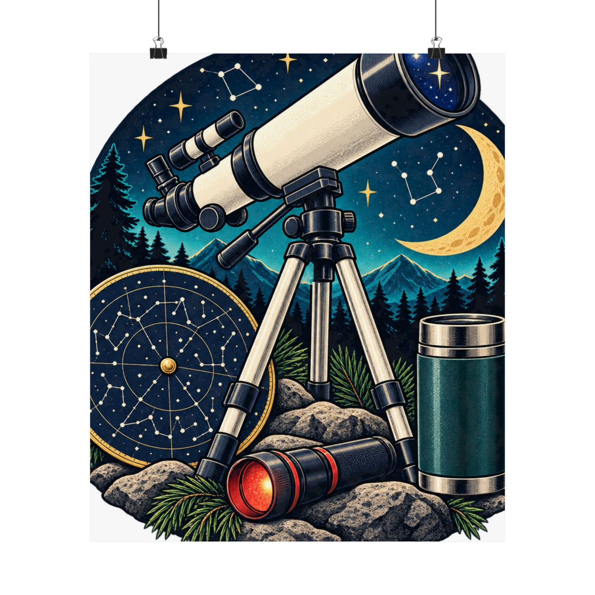 Backyard Stargazing Workshop Poster