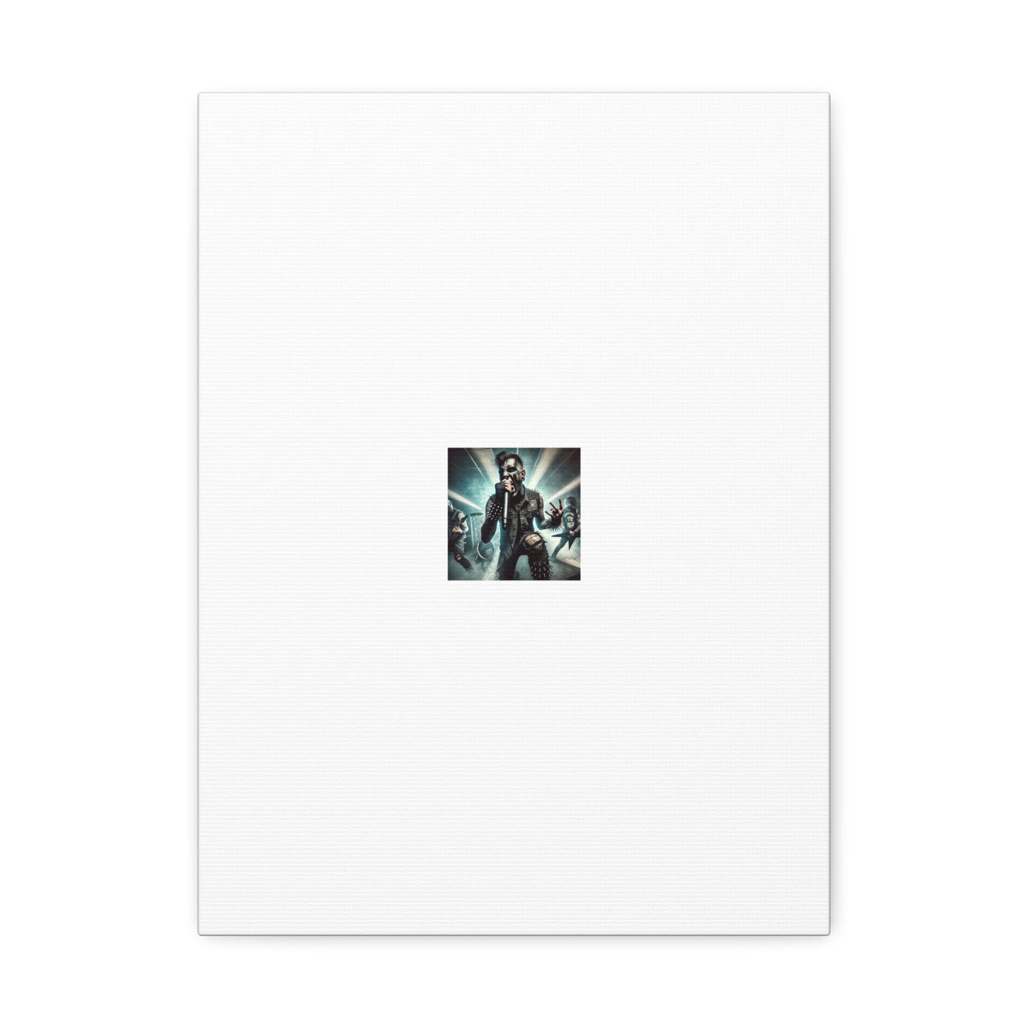 Punk Rock Vocalist Stage Energy Music Room Canvas Art