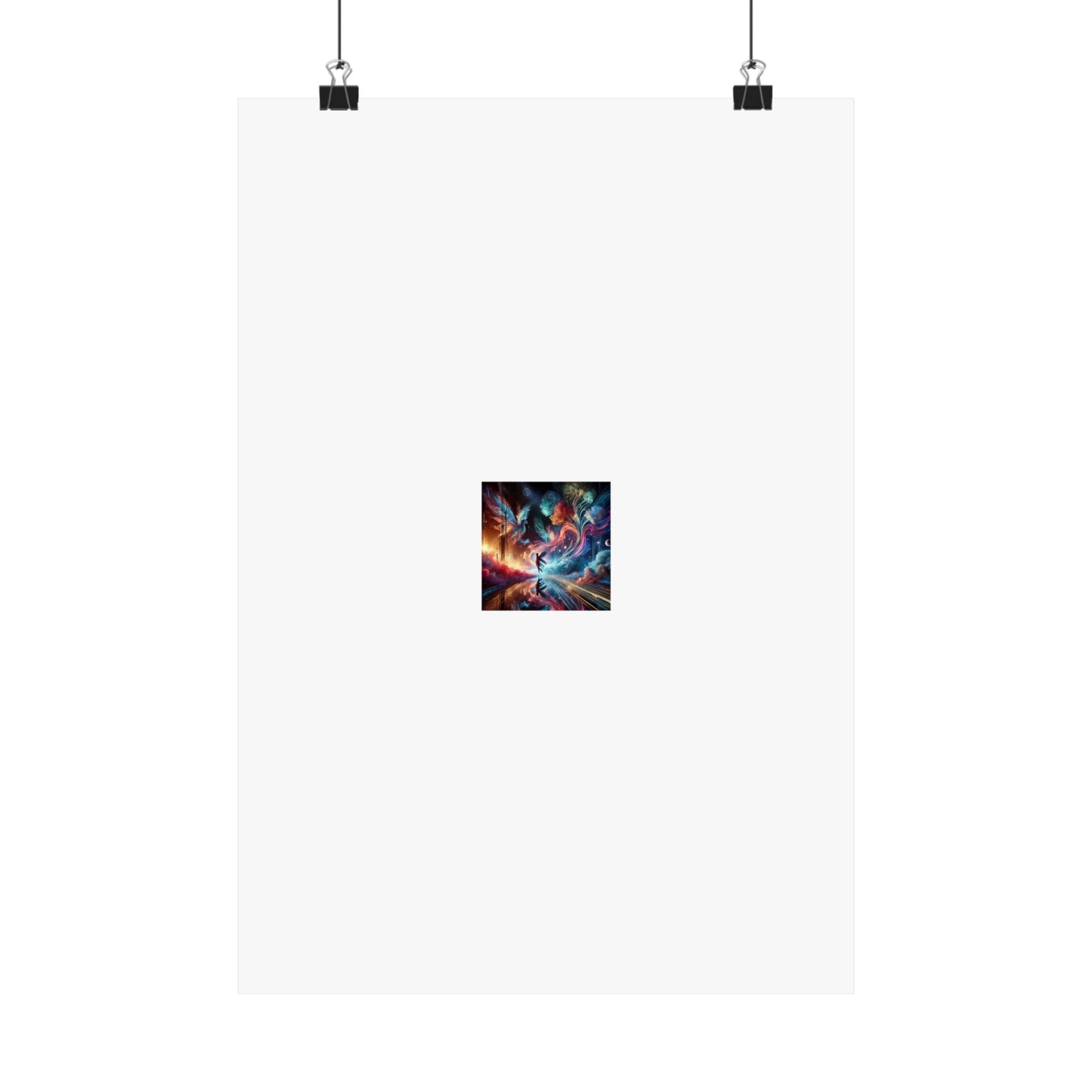 Cosmic Aurora Dancer Dreamscape Celestial Dance Poster