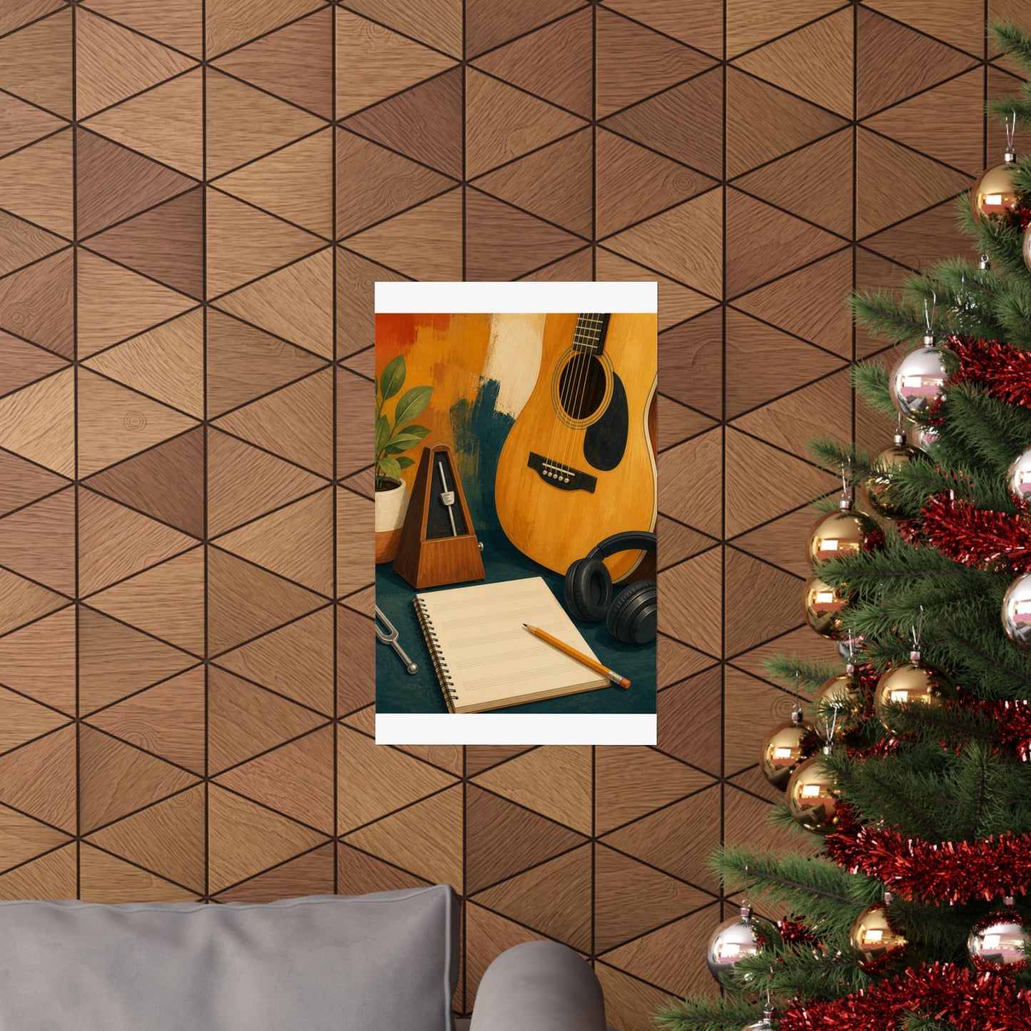 Warm Music Practice Hobby Poster