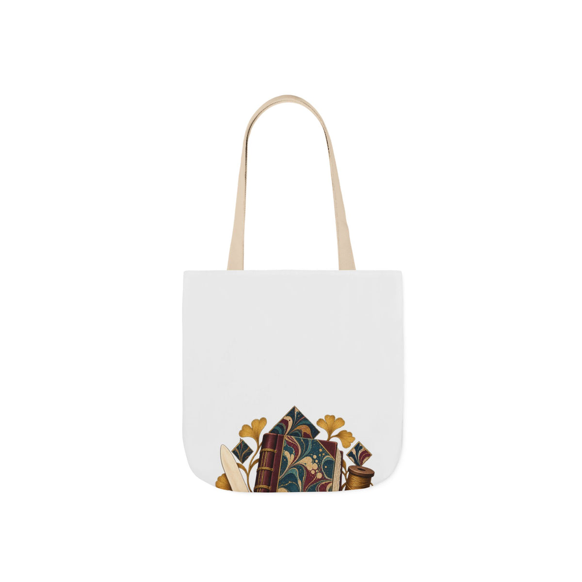 Traditional Marbled Bookbinding Workshop Tote Bag