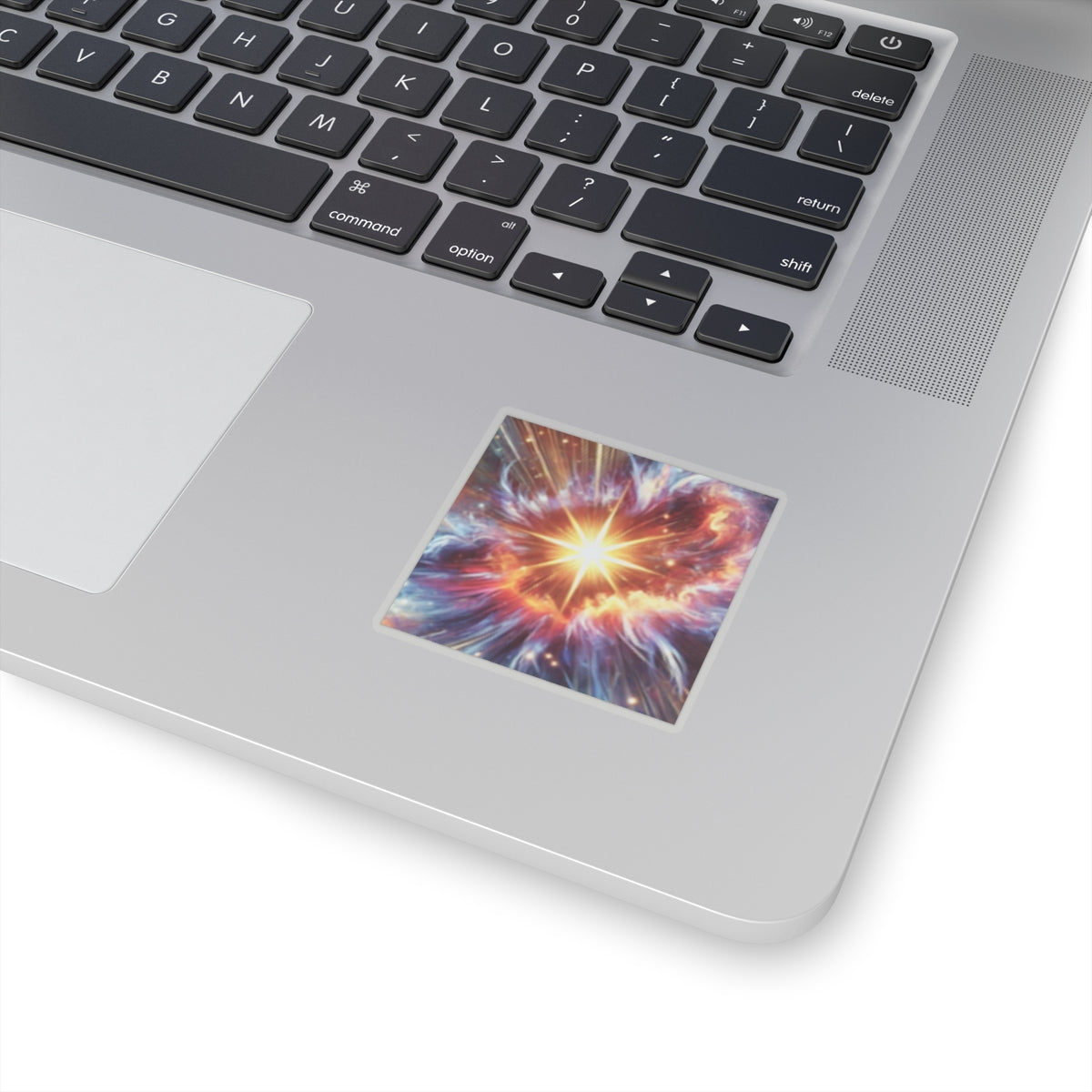 Cosmic Starburst Energy Abstract Space Sticker for Laptop