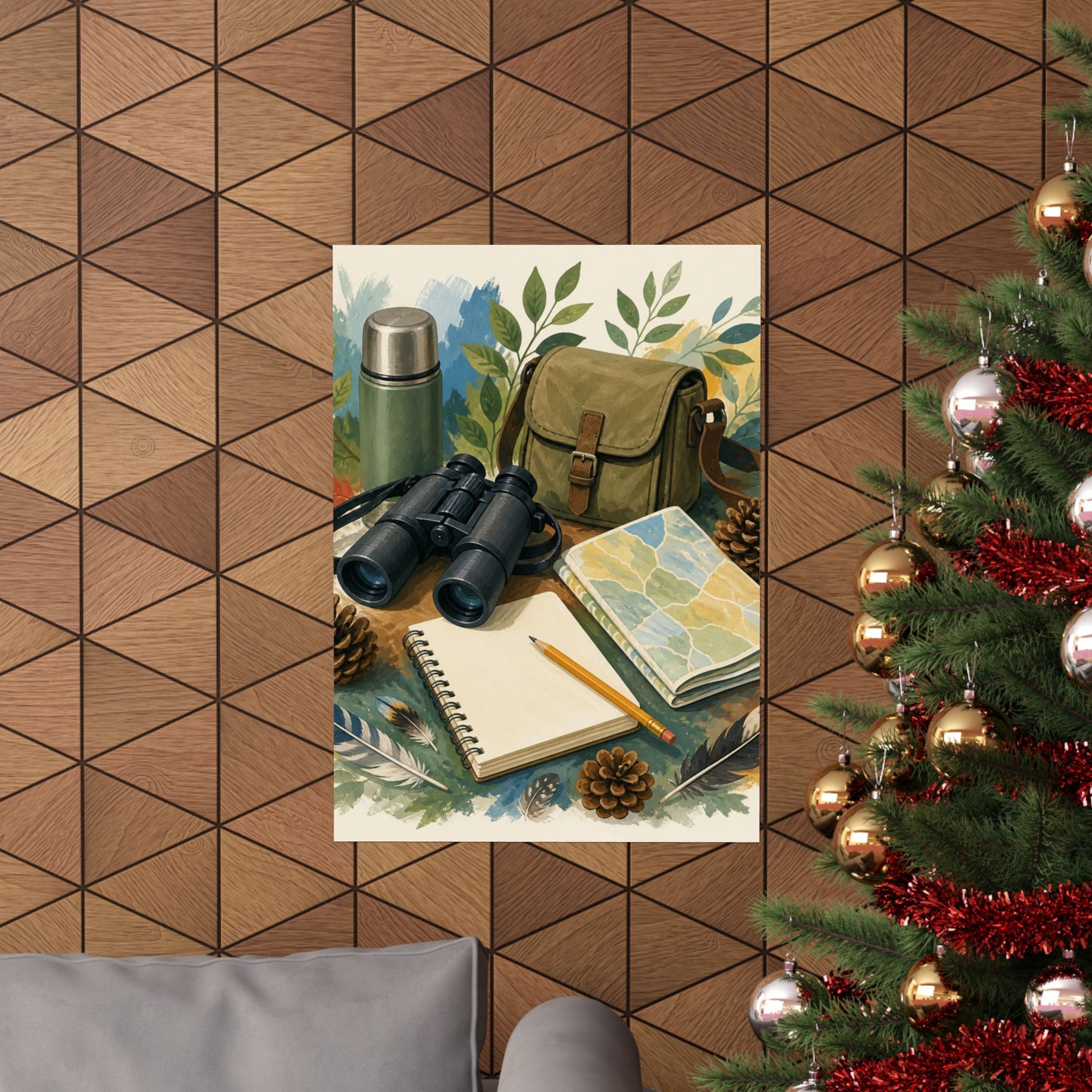 Peaceful Birdwatching Hobby Art Poster