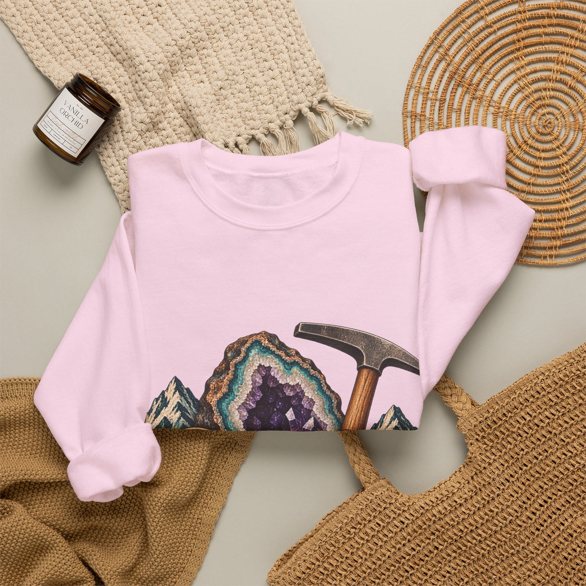 Vintage Geode and Rockhounding Field Kit Sweatshirt
