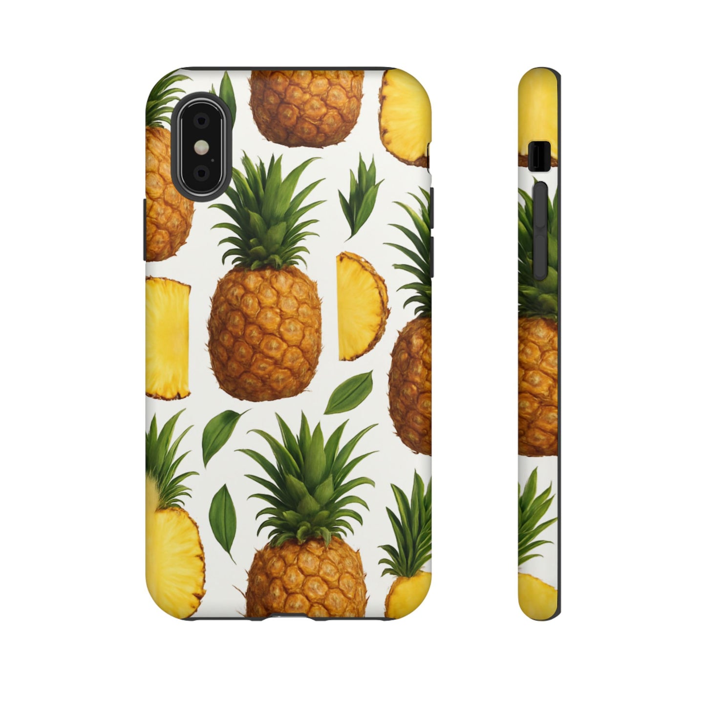 Pineapple Phone Case - Tough Cases, Tropical Phone Cover, Summer Vibe Accessories, Cute Pineapple Design, Fun Gift for Fruit Lovers