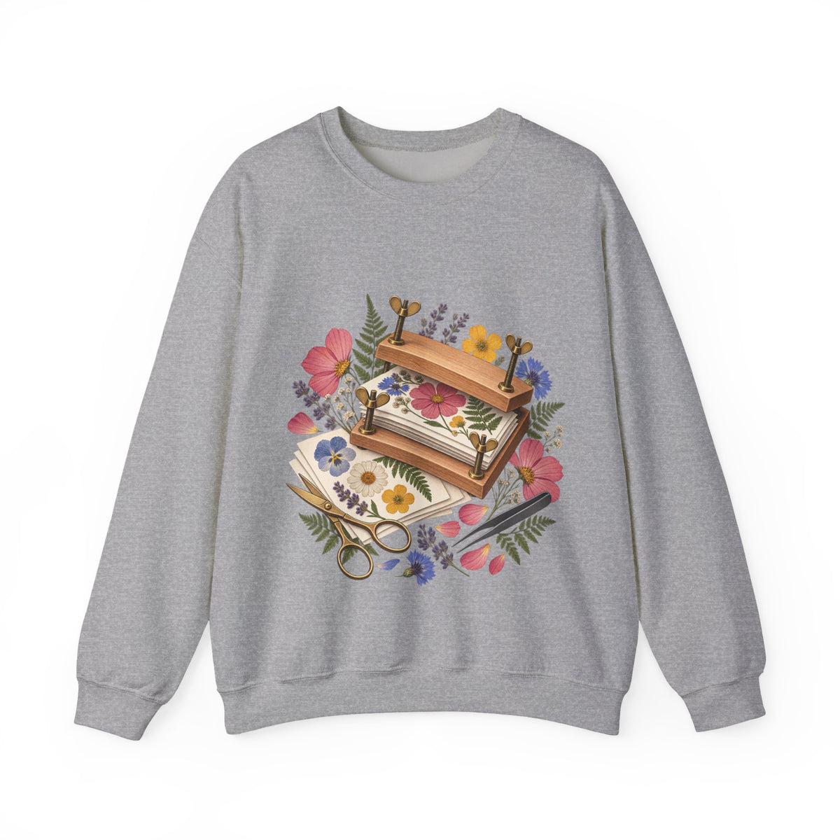 Botanical Flower Press Workshop Sweatshirt