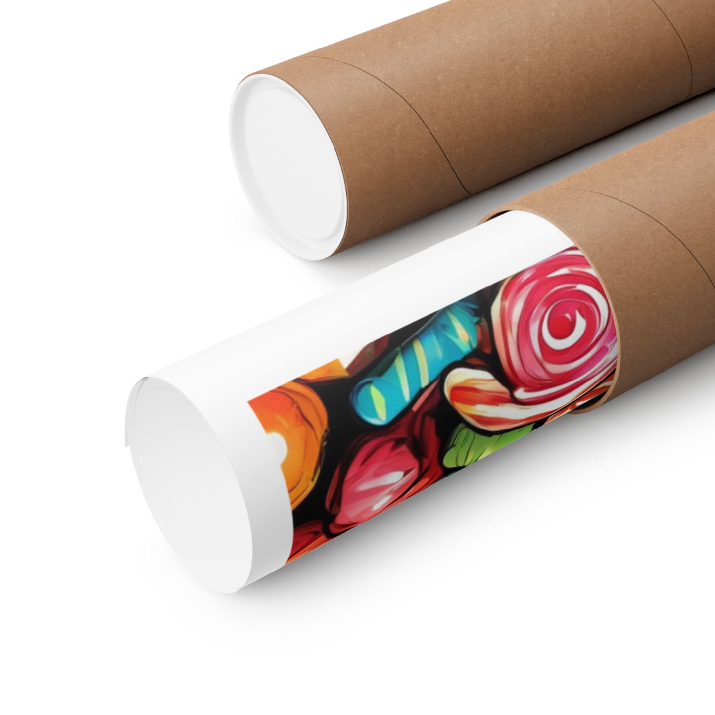 Colorful Candy Pattern Sweets Gift Art Poster