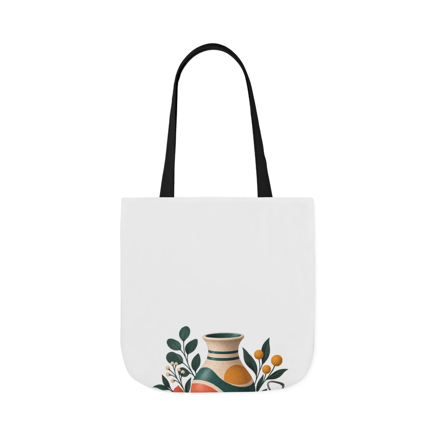 Midcentury Pottery Botanical Art Tote Bag