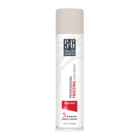 Salon Grafix Professional Freezing Mega Hold Hair Spray, 10 Ounce