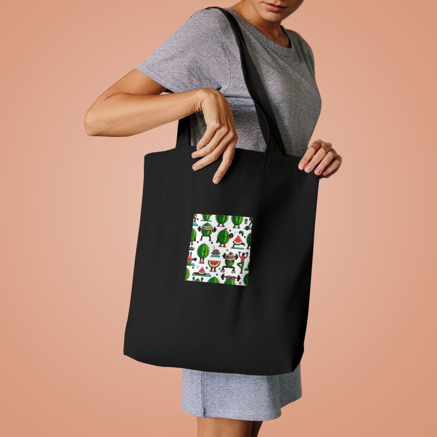 Watermelon Workout Club Cute Food Fitness Tote Bag