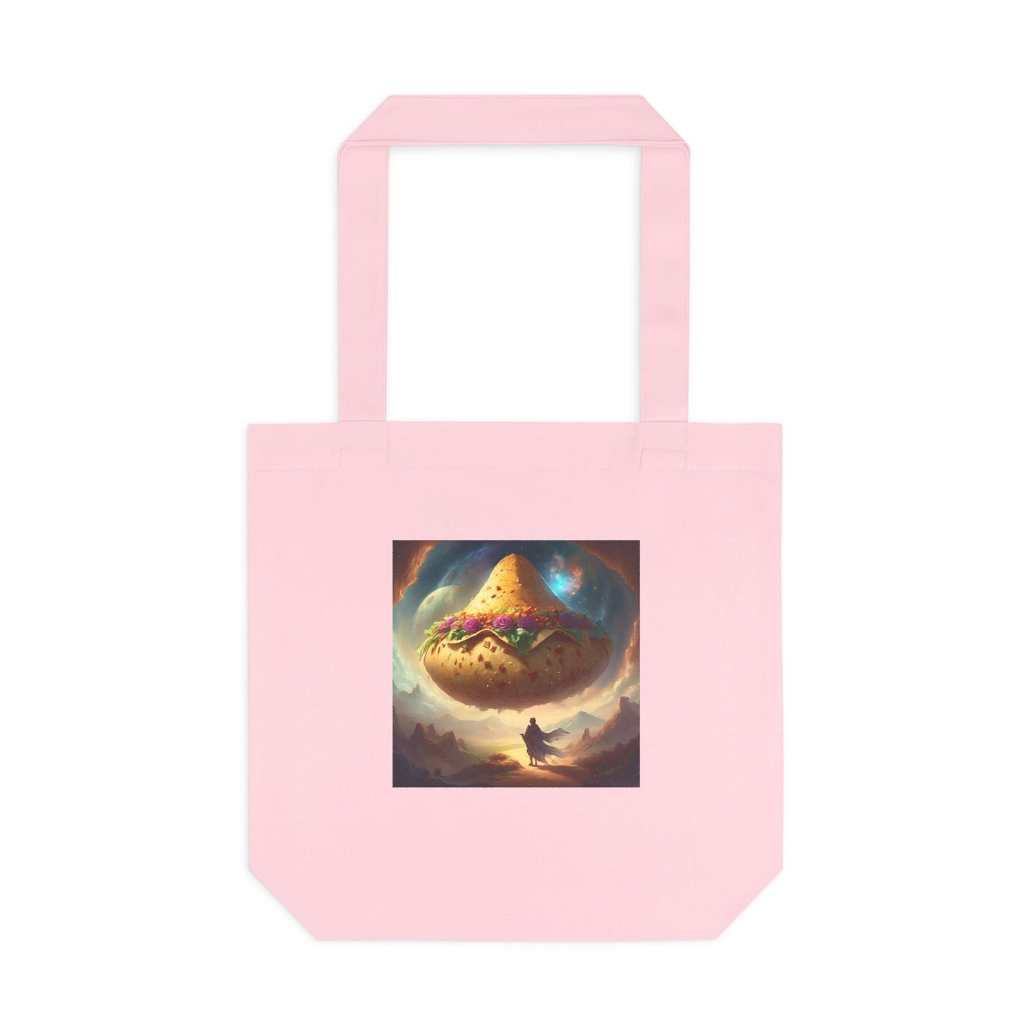 Cosmic Taco Planetoid Surreal Food Fantasy Art Tote Bag