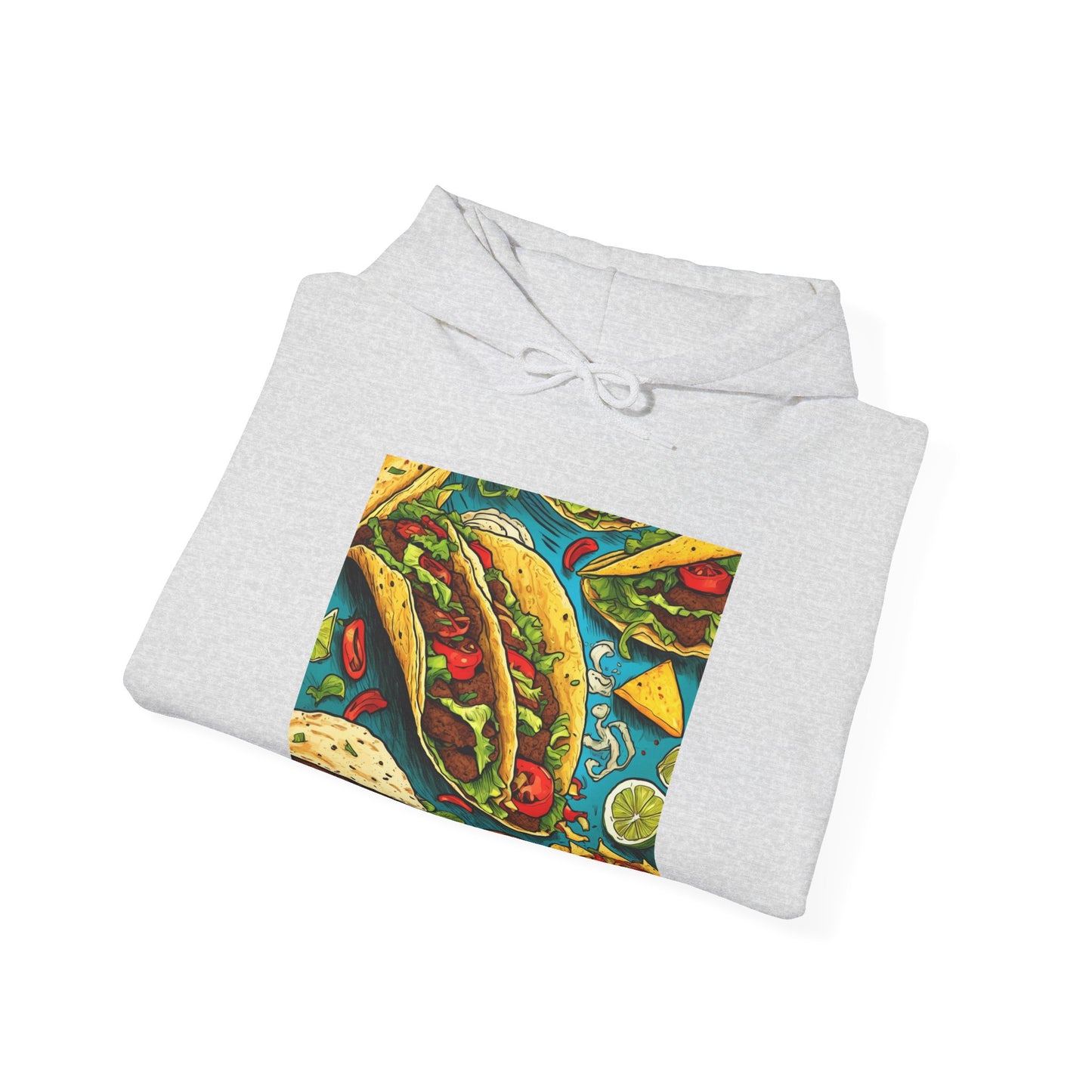Taco Party Pattern Foodie Gift Art Hoodie