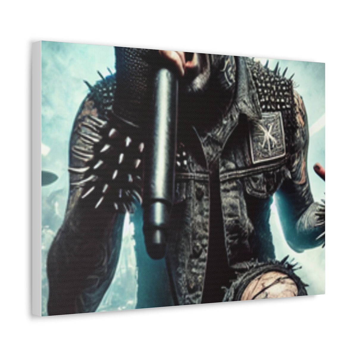 Punk Rock Vocalist Stage Energy Music Room Canvas Art