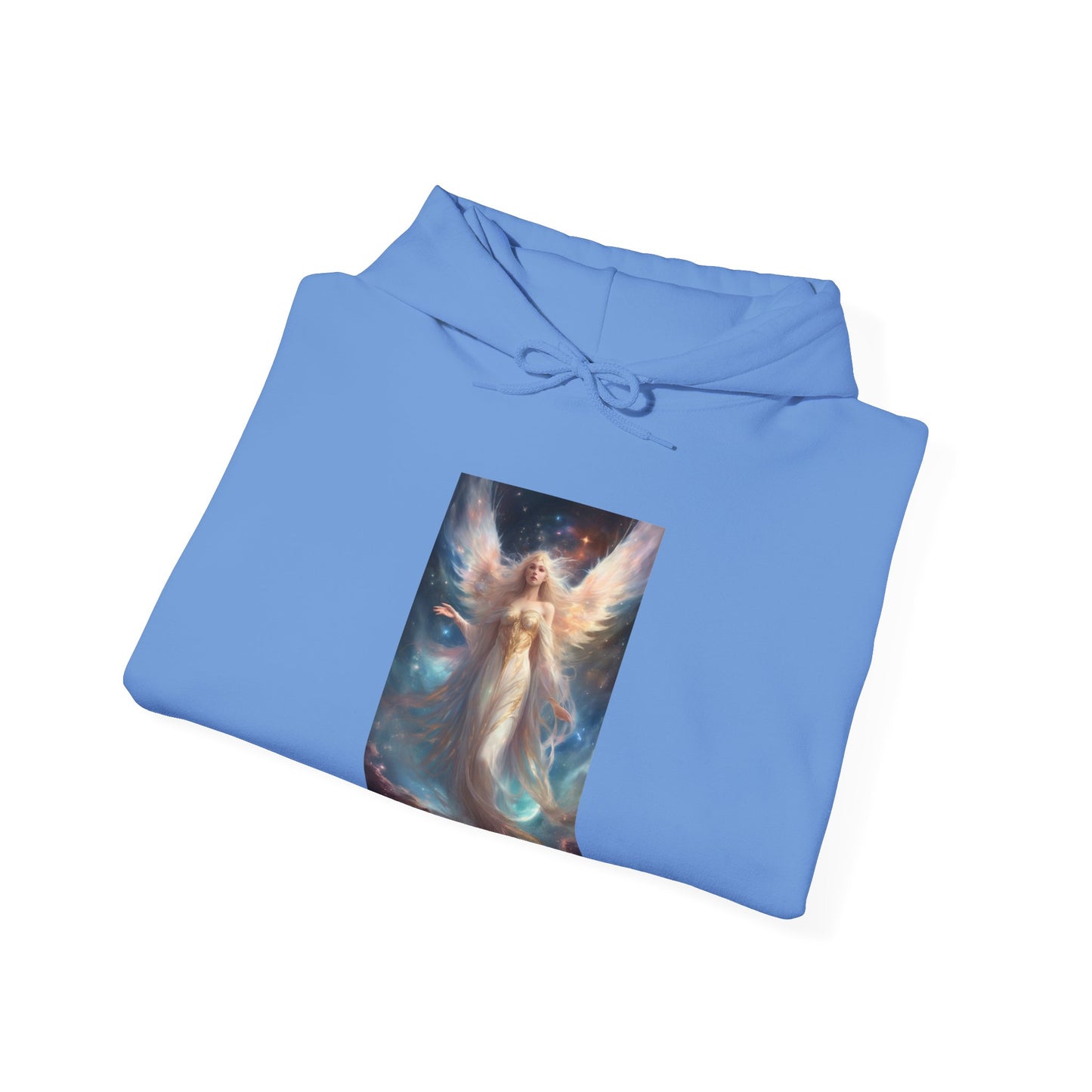 Celestial Winged Heroine Fantasy Portrait Hoodie