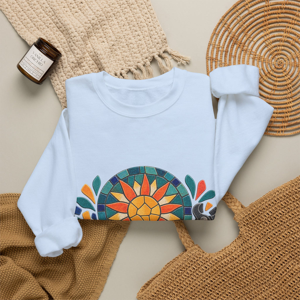 Sunburst Mosaic Making Workshop Sweatshirt
