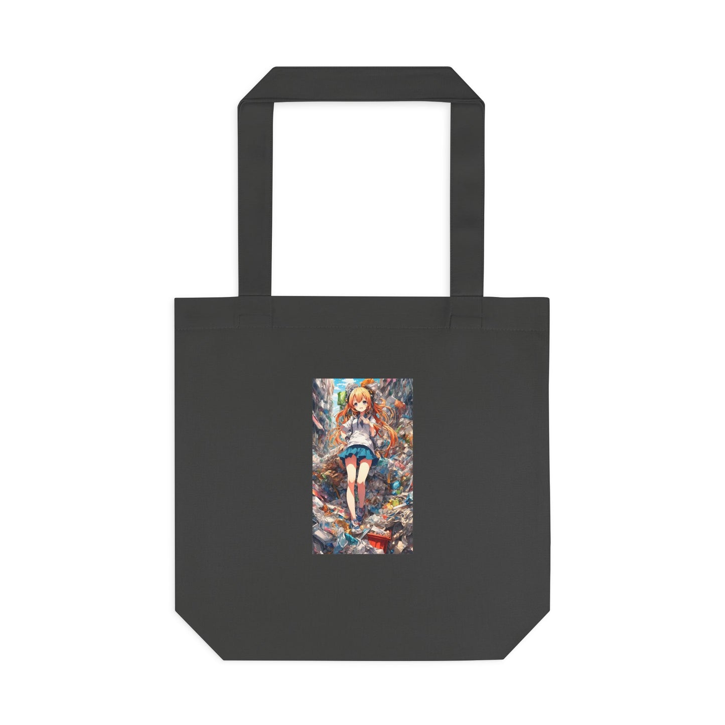 Recycling Rescue Anime Heroine Eco Street Art Tote Bag