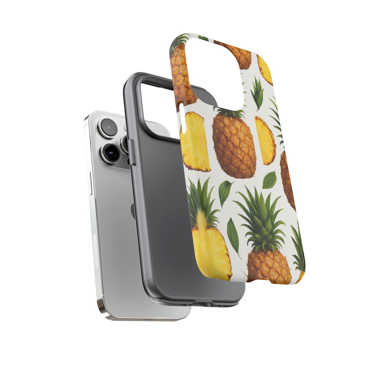 Pineapple Phone Case - Tough Cases, Tropical Phone Cover, Summer Vibe Accessories, Cute Pineapple Design, Fun Gift for Fruit Lovers