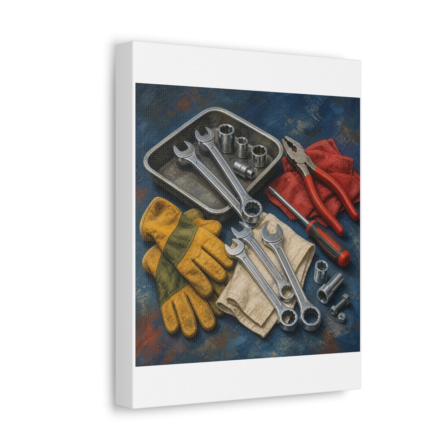 Classic Mechanic Hand Tools Art Canvas Art