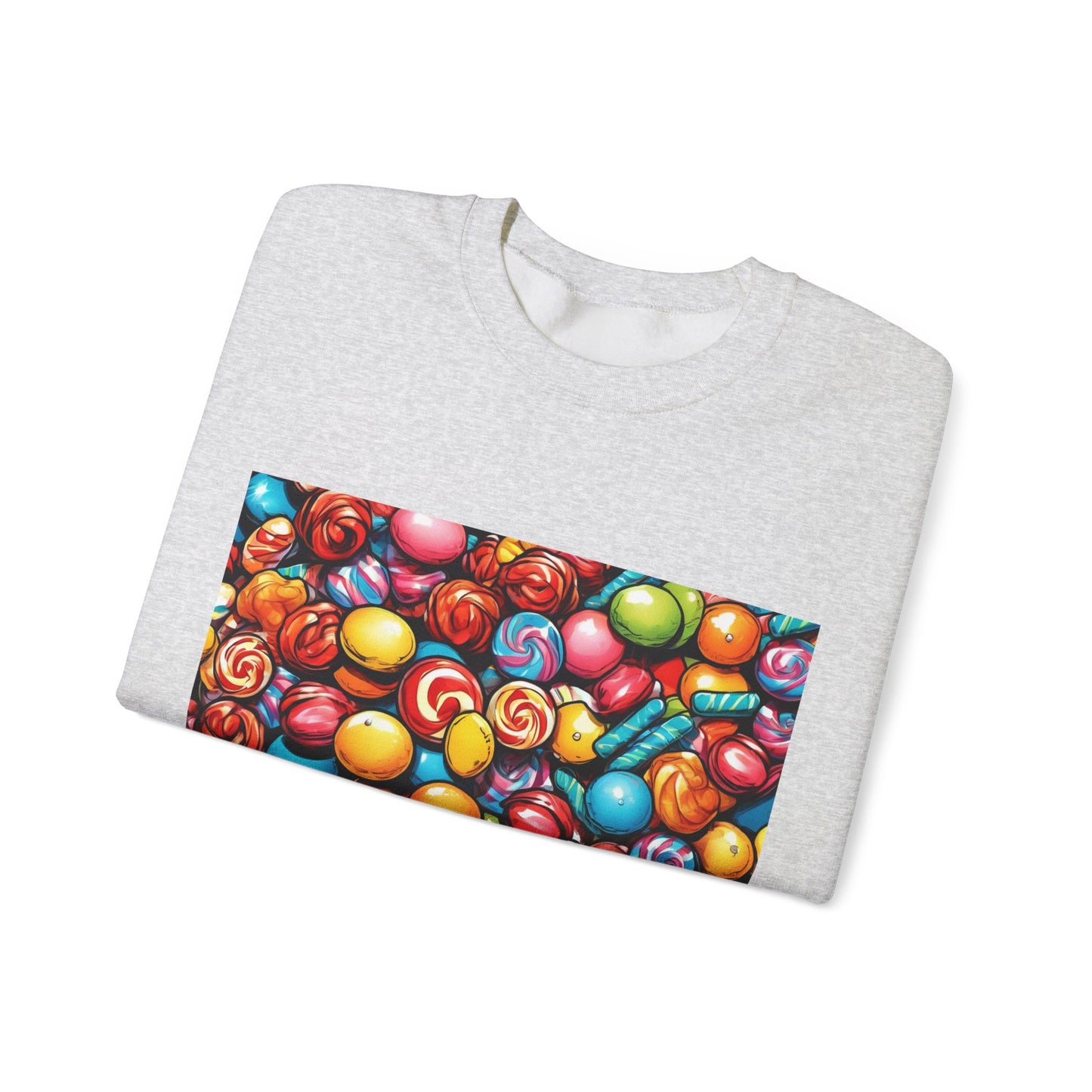 Colorful Candy Pattern Sweets Gift Art Sweatshirt