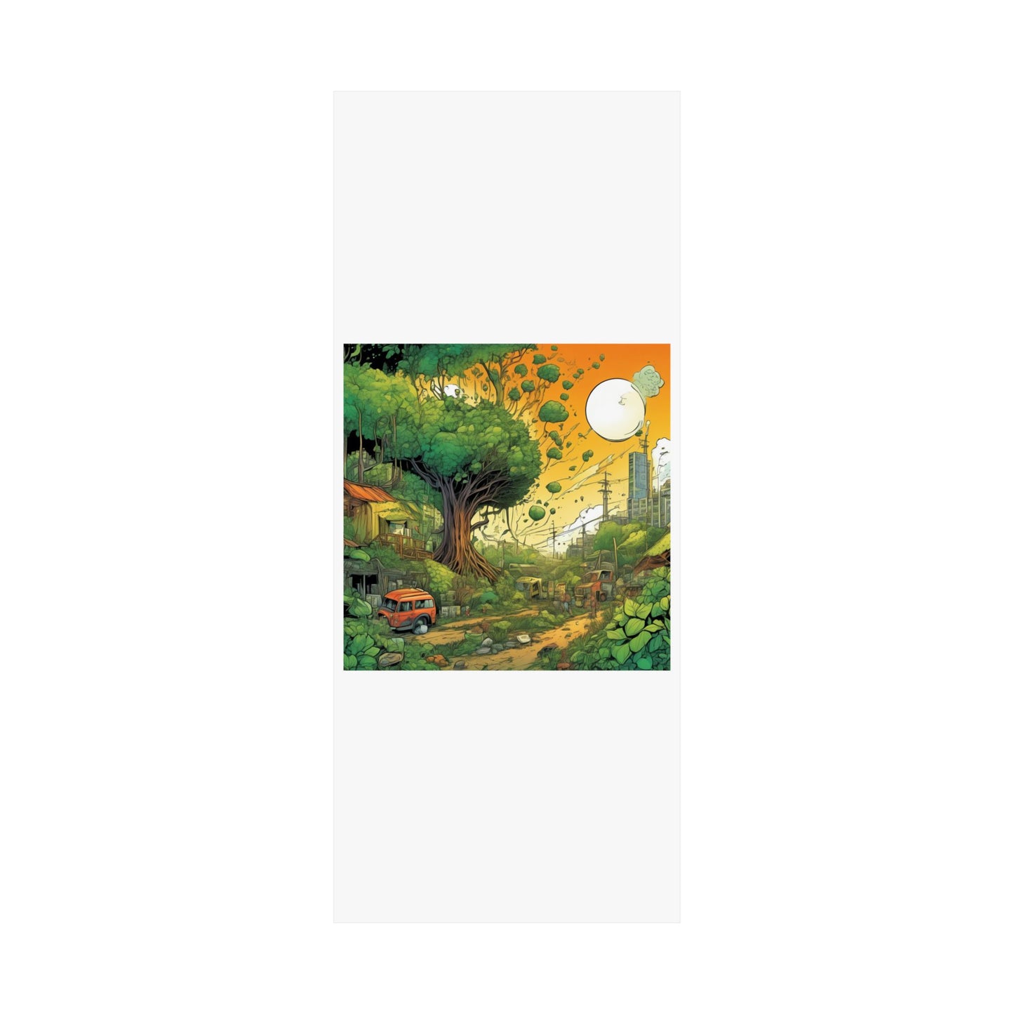 Cottage Road Landscape Nature Gift Art Poster