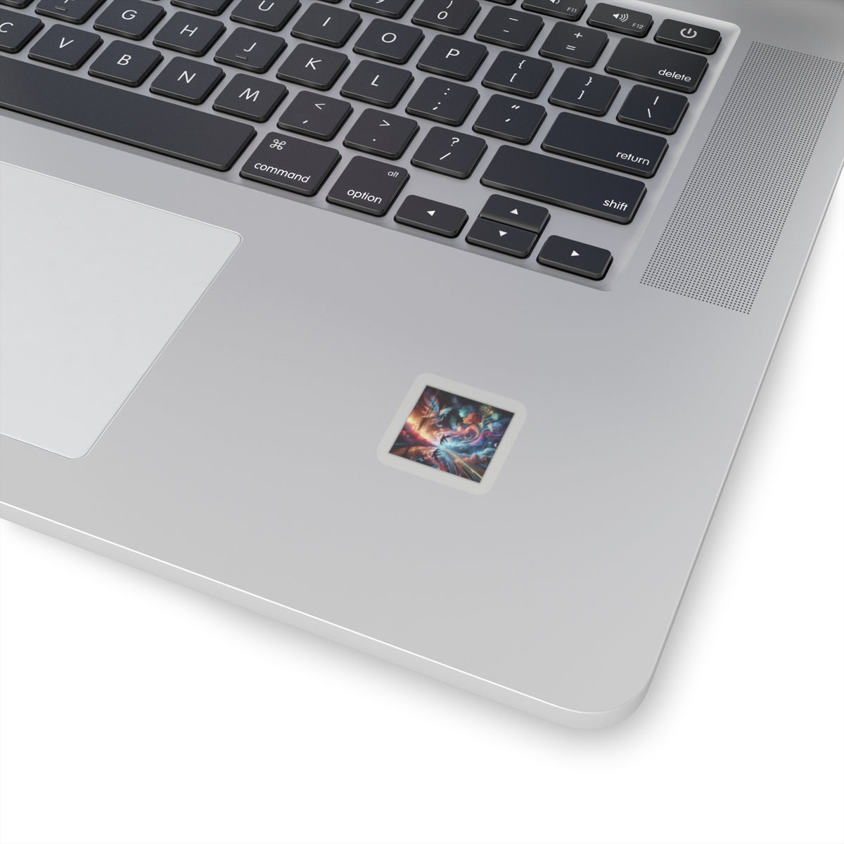 Cosmic Aurora Dancer Dreamscape Celestial Art Sticker