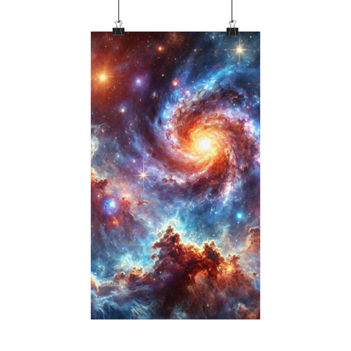Galaxy Nebula Dreamscape Abstract Space Poster Wall Art Decor