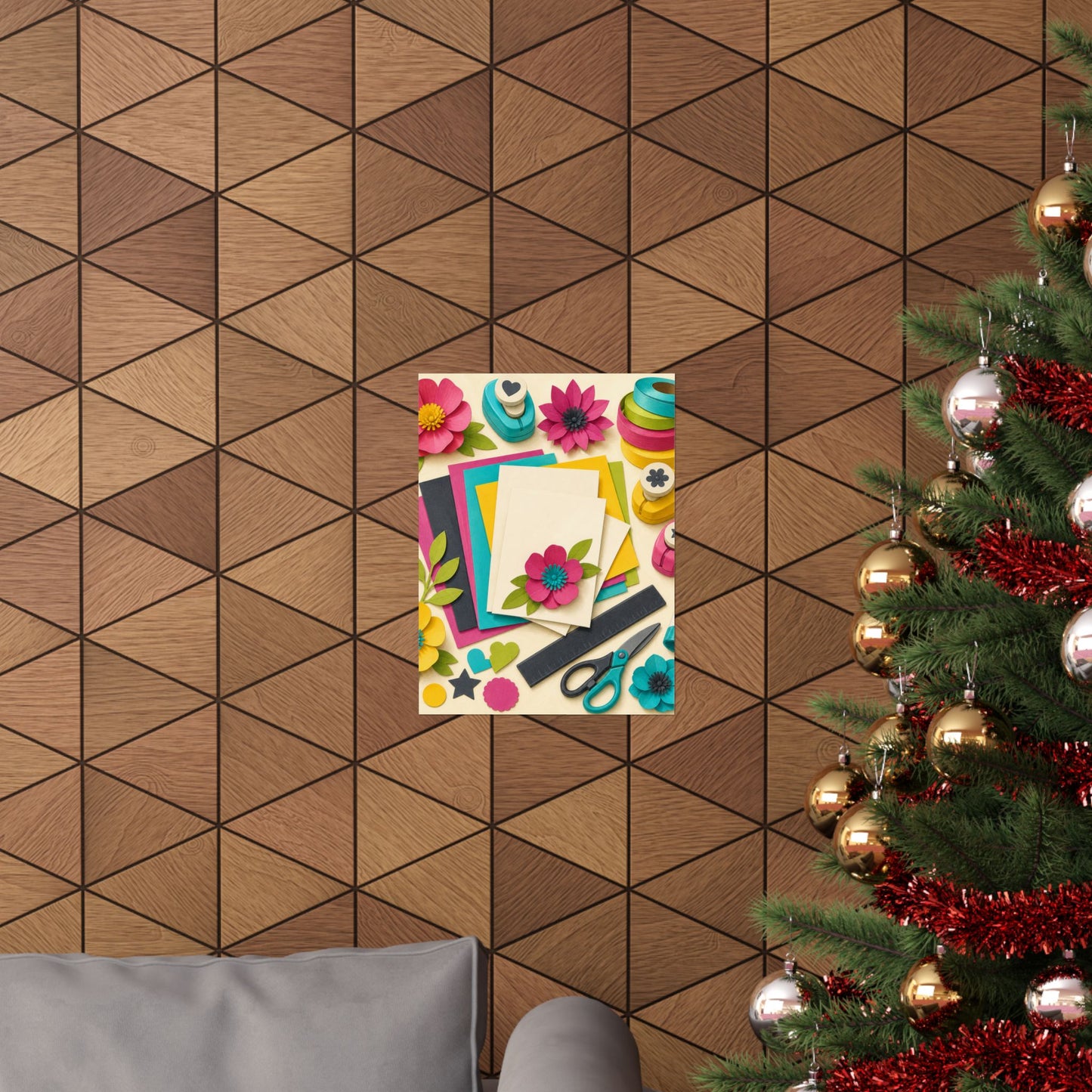 Bright Paper Crafting Hobby Poster