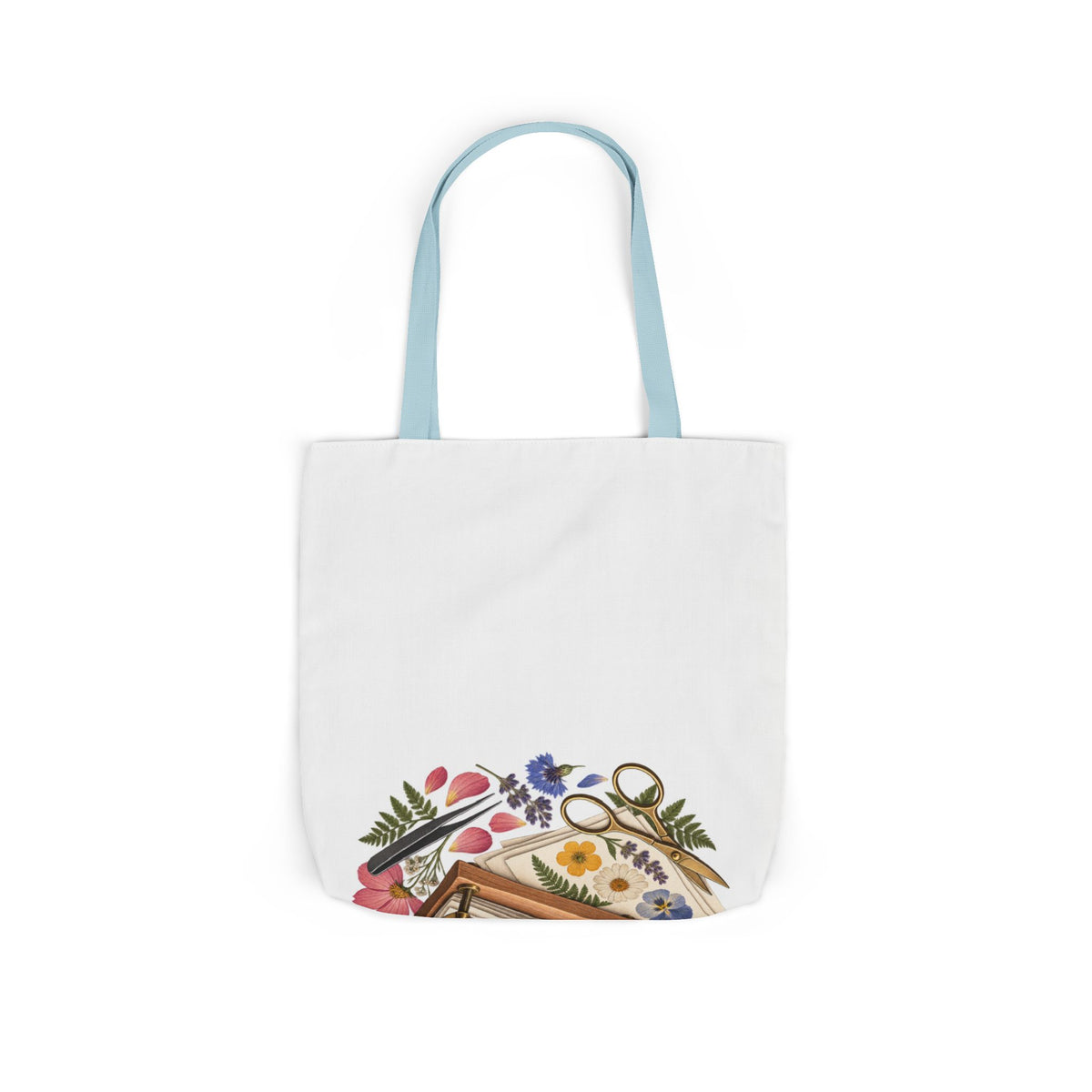 Botanical Flower Press Workshop Tote Bag