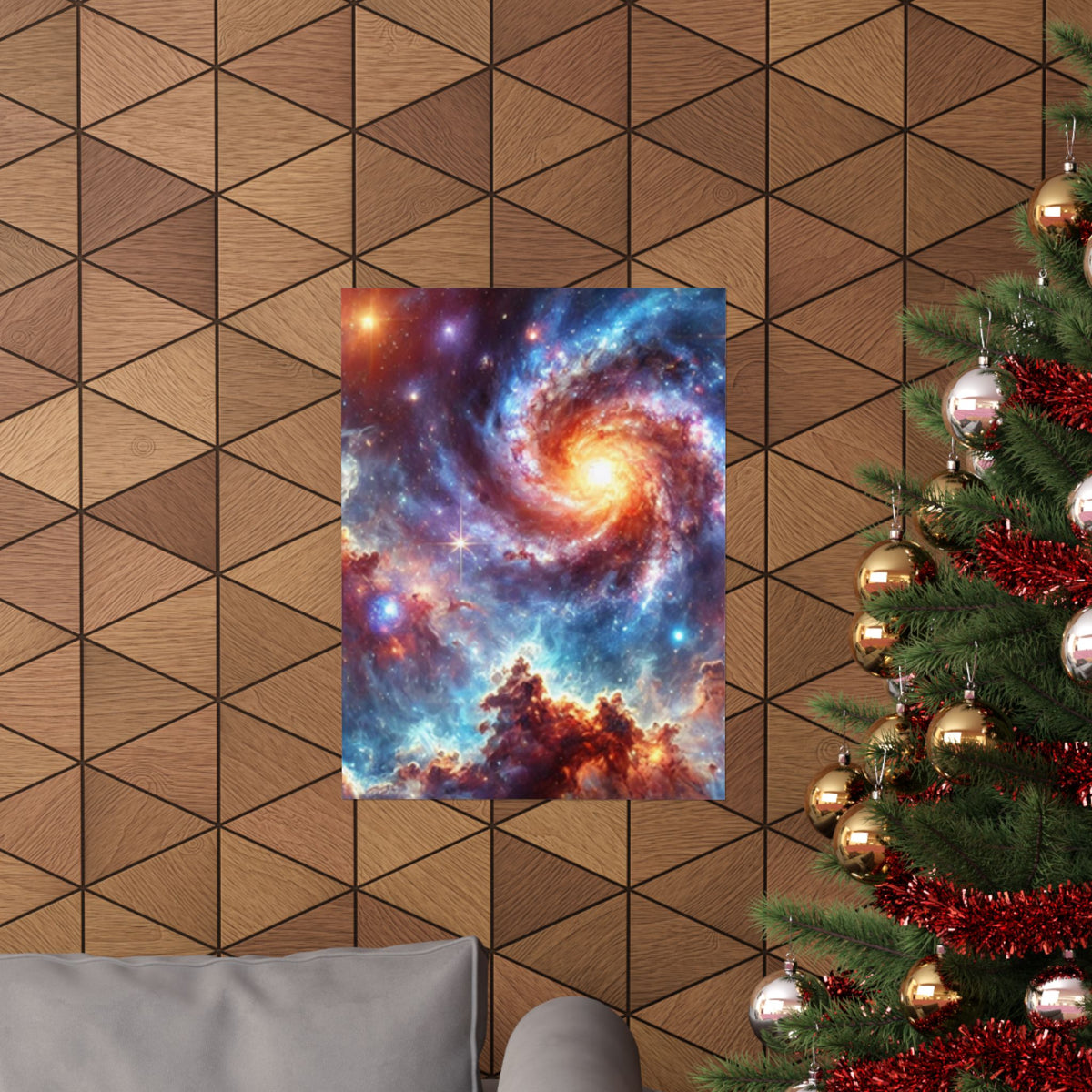 Galaxy Nebula Dreamscape Abstract Space Poster Wall Art Decor
