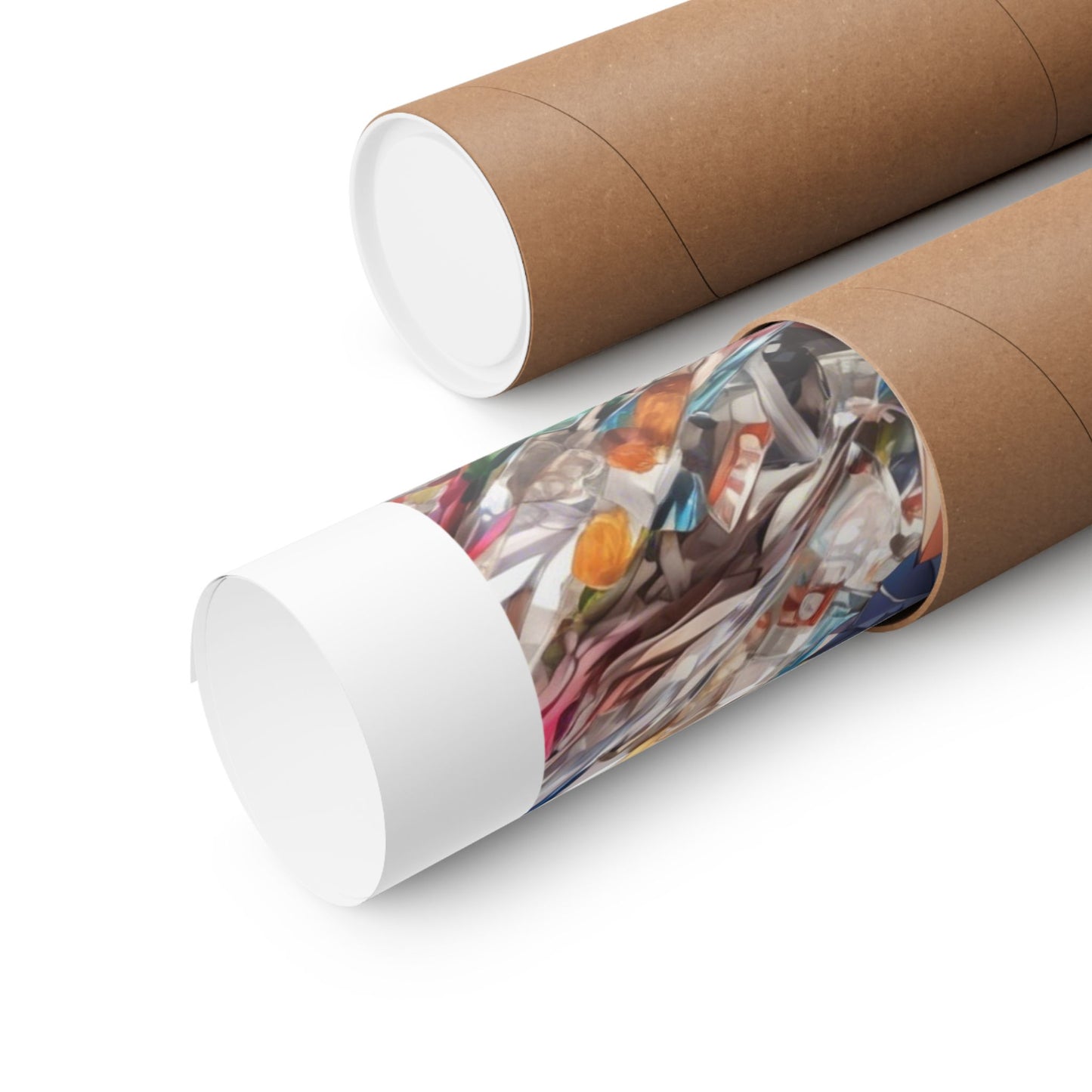 Recycling Day Anime Schoolgirl Eco Street Art Poster