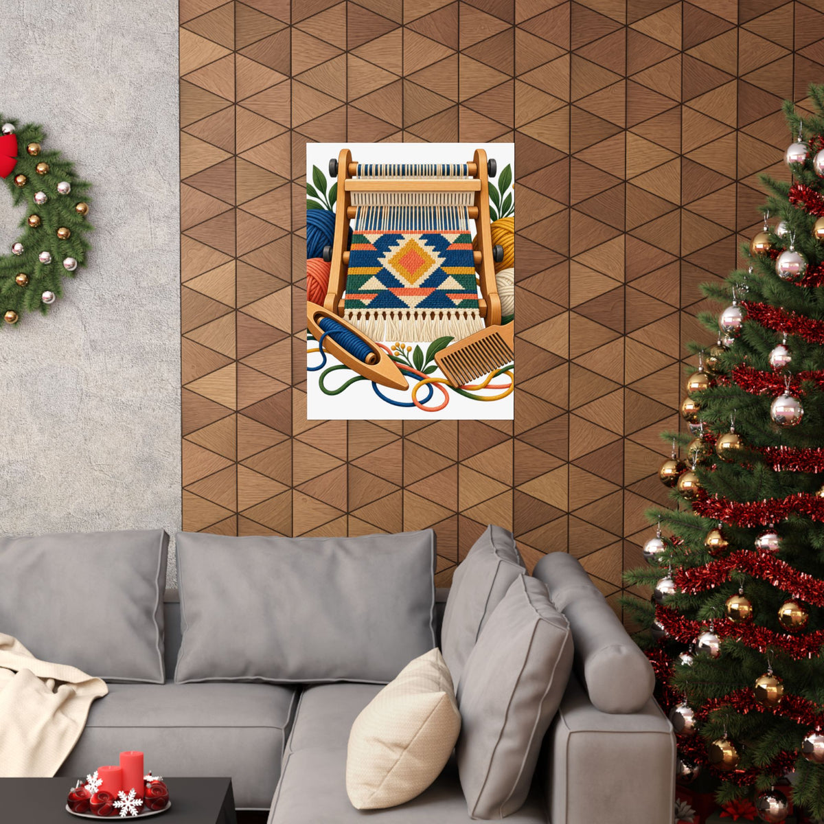 Geometric Hand Weaving Workshop Poster