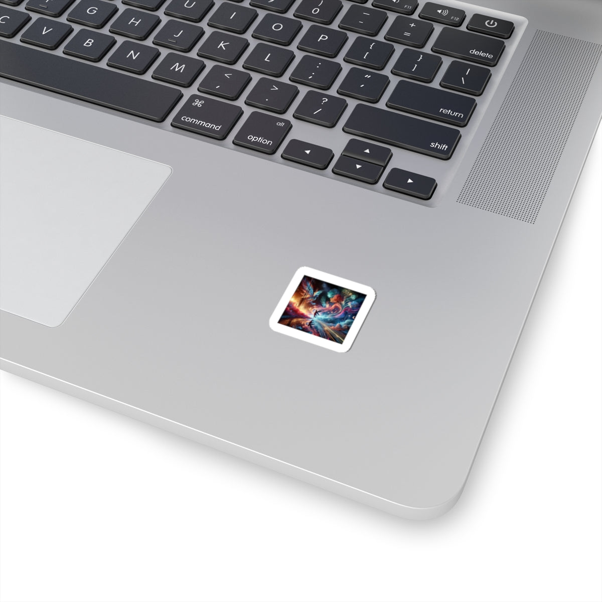 Cosmic Aurora Dancer Dreamscape Celestial Art Sticker