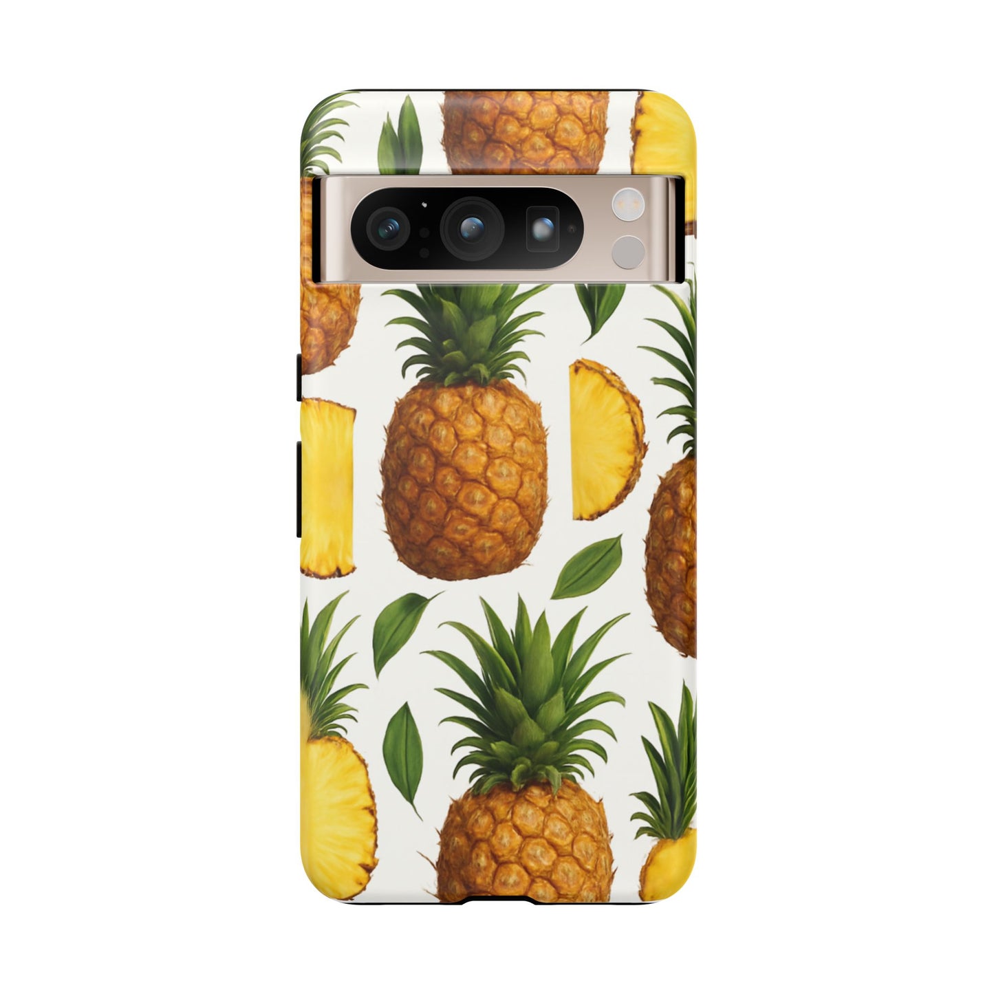 Pineapple Phone Case - Tough Cases, Tropical Phone Cover, Summer Vibe Accessories, Cute Pineapple Design, Fun Gift for Fruit Lovers