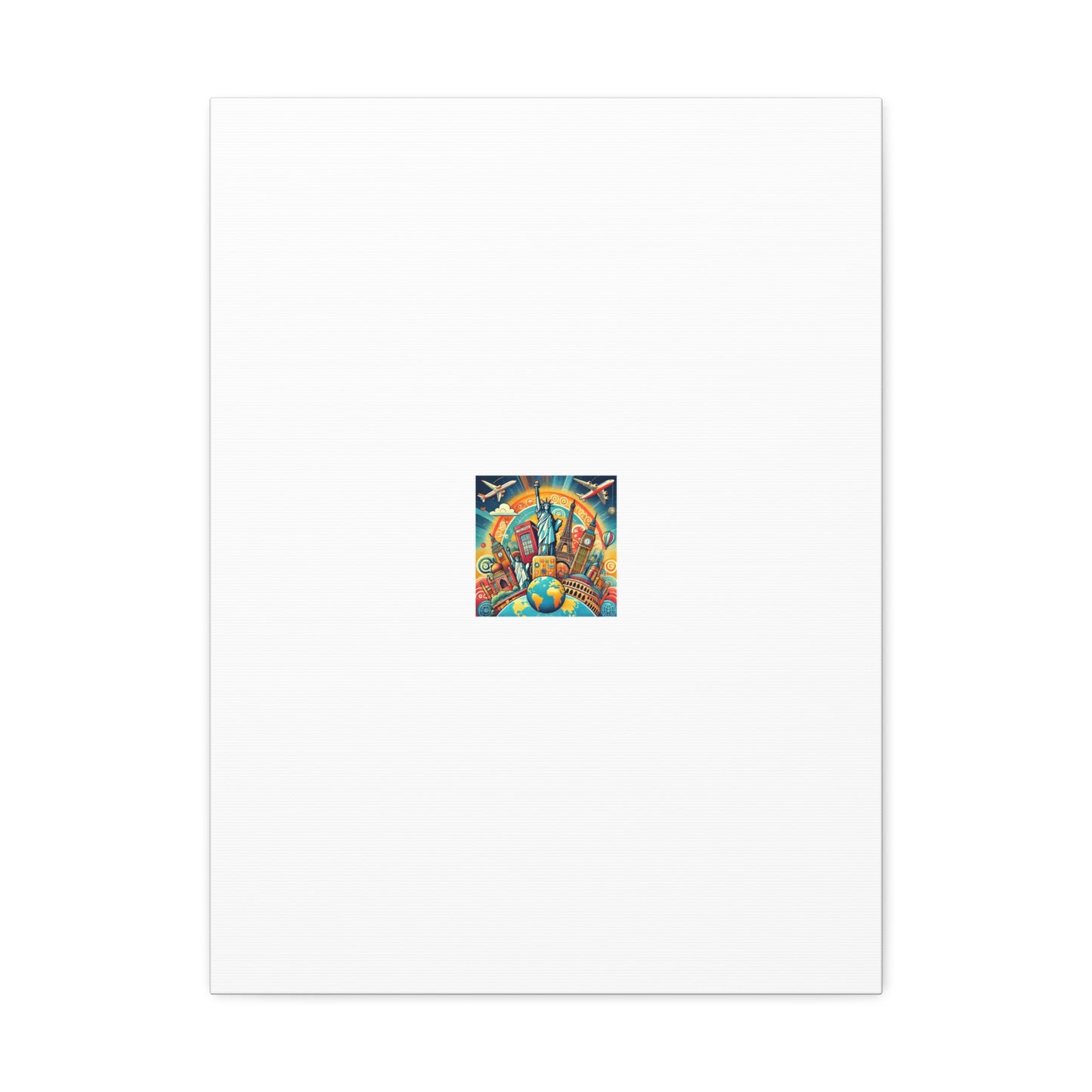 Global Landmark Adventure Collage Gallery Travel Canvas Art