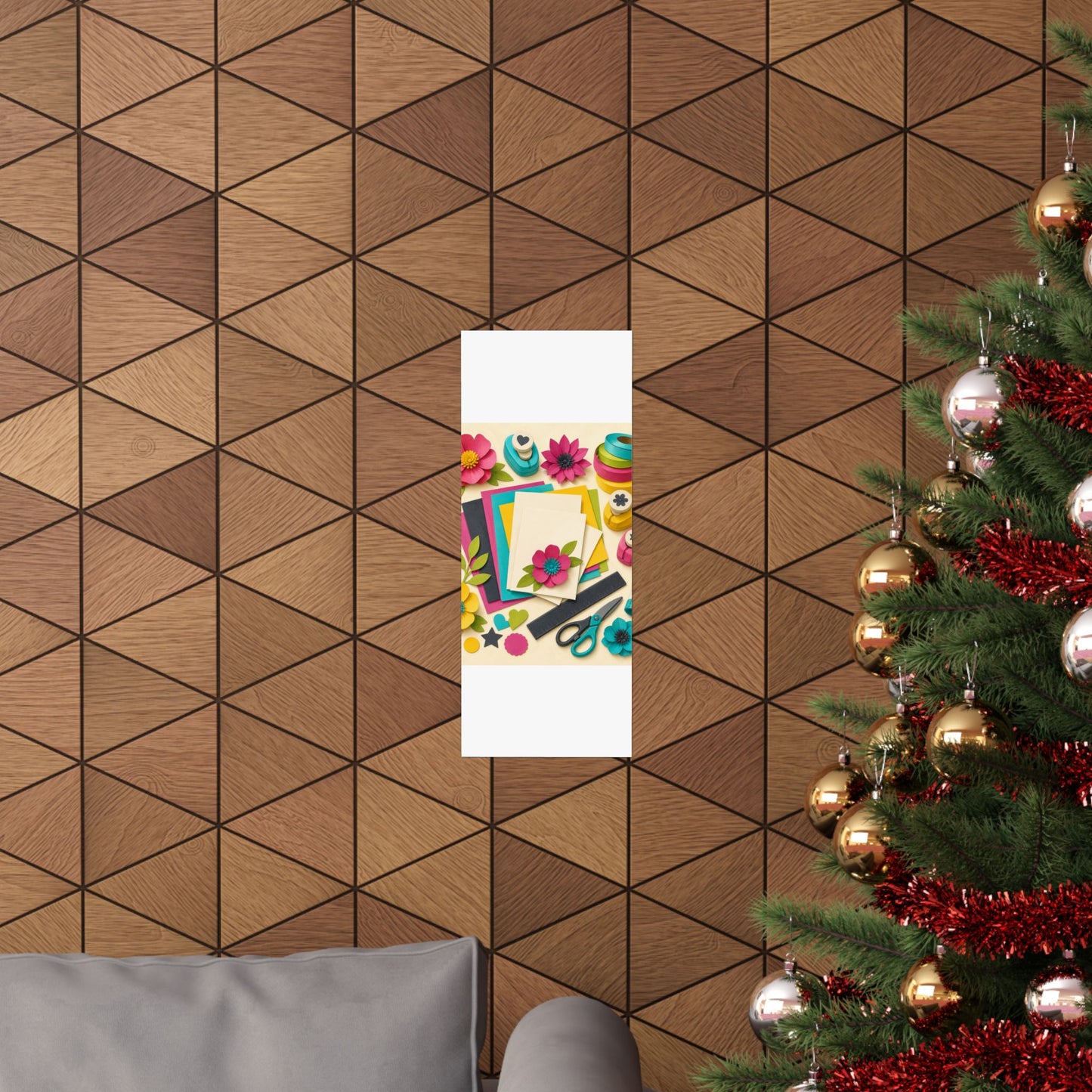 Bright Paper Crafting Hobby Poster