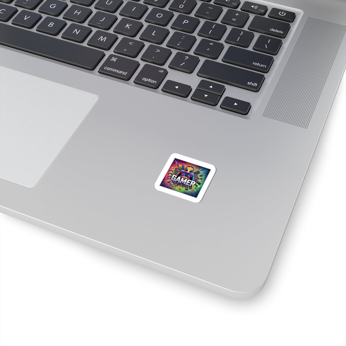 Neon Gamer Energy Retro Arcade Gaming Sticker for Laptops