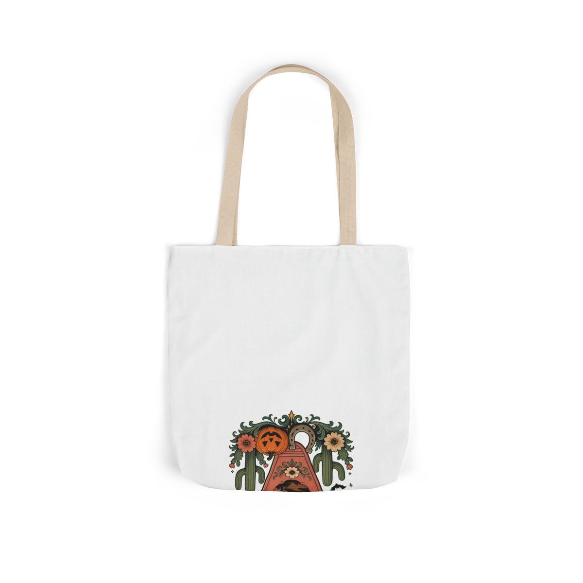 Haunted Desert Keytag Ghost Halloween Tote Bag