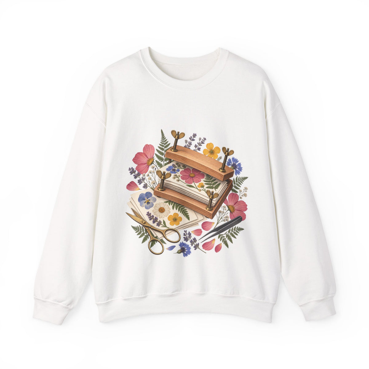Botanical Flower Press Workshop Sweatshirt