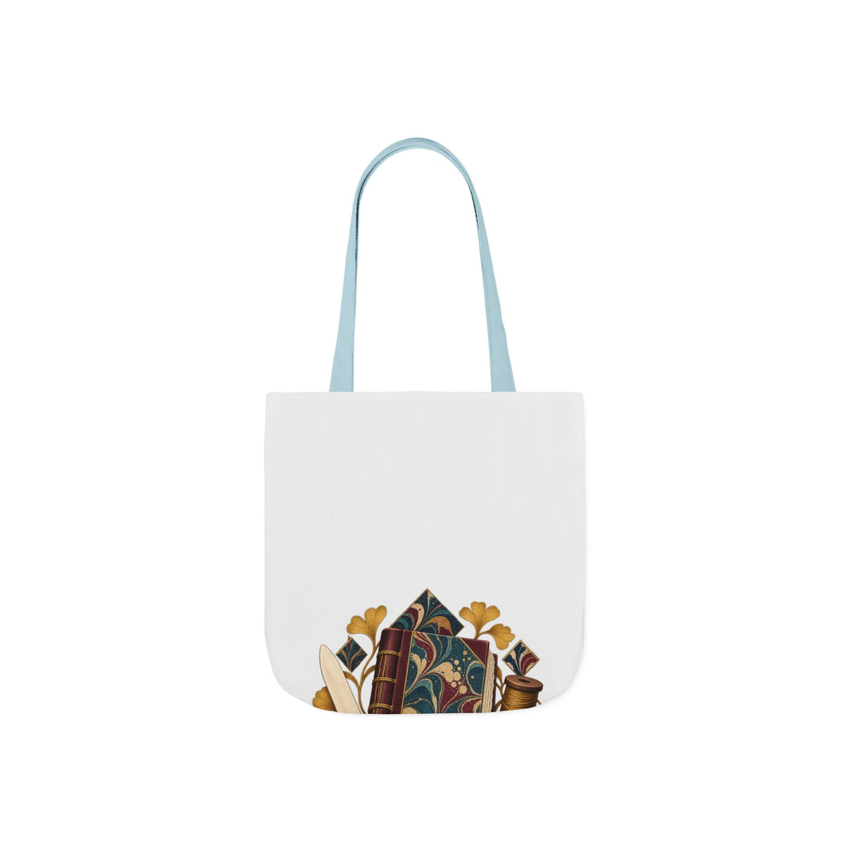 Traditional Marbled Bookbinding Workshop Tote Bag