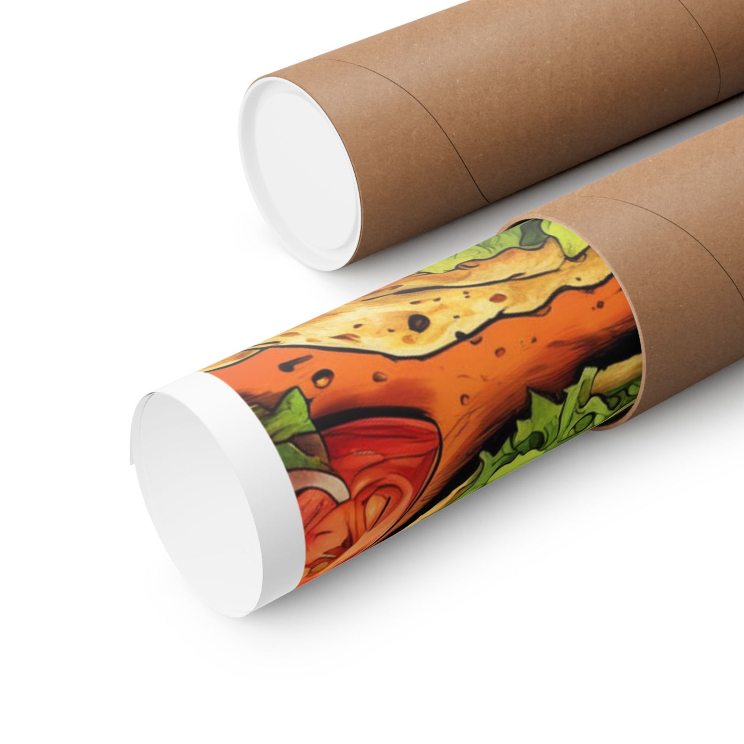 Stacked Taco Fiesta Foodie Gift Art Poster
