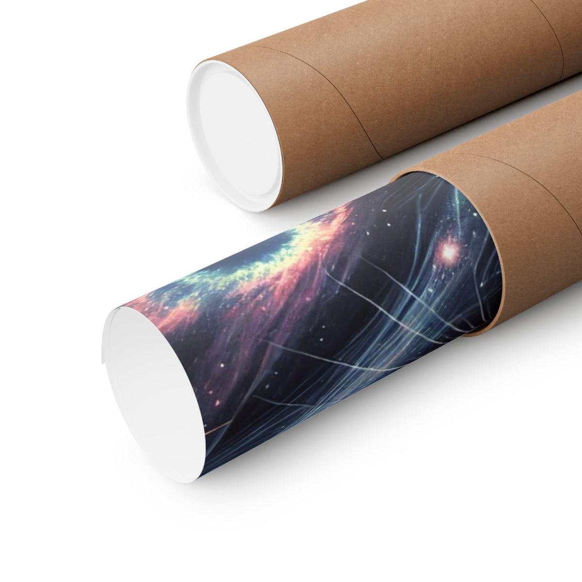 Cosmic Black Cat Galaxy Celestial Wall Art Poster