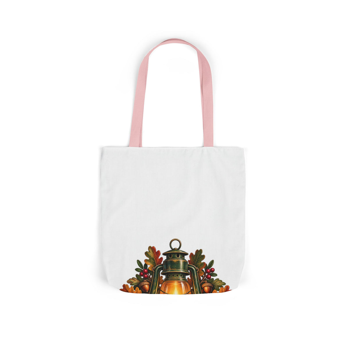 Autumn Oak Lantern and Acorns Tote Bag